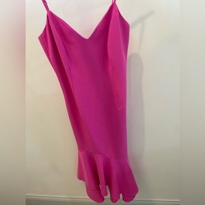 Bardot Hot Pink Midi Dress